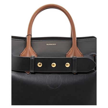Burberry The Small Leather Triple Stud Belt Bag- Black 8015903