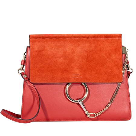 Chloe Faye Shoulder Bag- Earthy Red CHC17SS231H2O647