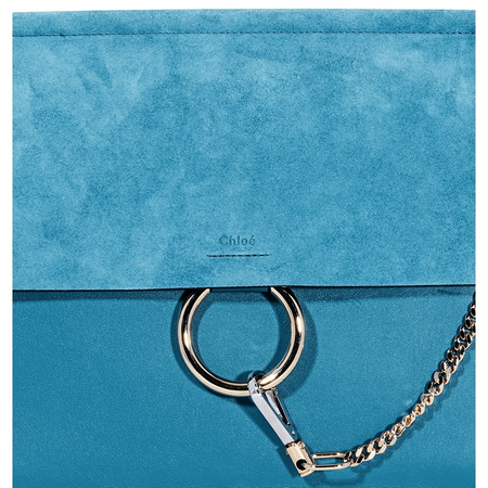 Chloe Faye Shoulder Bag- Vinyl Blue C17SS231H2O 44F
