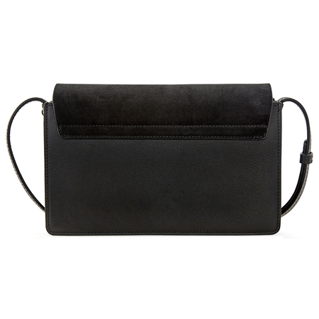 Chloe Faye Small Suede Calfskin Shoulder Bag - Black C15US127H2O-001