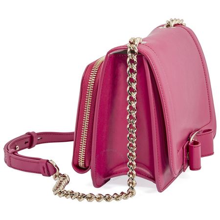 Ferragamo Vara Bow Leather Crossbody Bag- Begonia 21G8770 685835