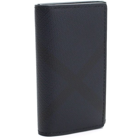 Burberry Men's Burberry Accessories MSLG Keycase London Check Navy Ldn Ck Coll Irby 4016303
