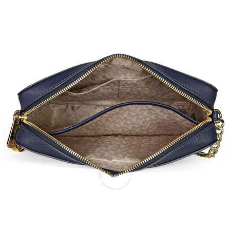 Michael Kors Jet Set Large Saffiano Leather Crossbody - Admiral 32S4GTVC3L-414