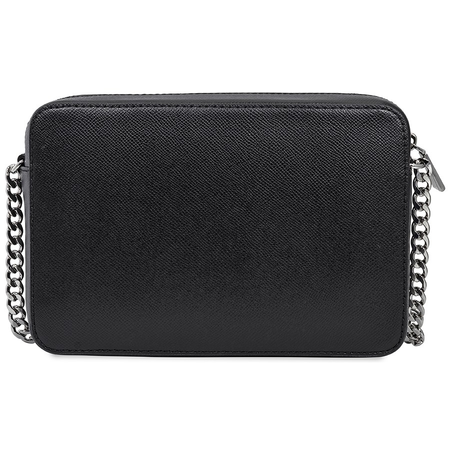 Michael Kors Jet Set Travel Large Saffiano Leather Crossbody- Black 32S4STVC3L-001