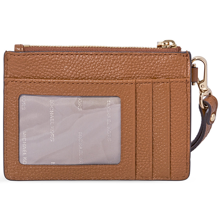 Michael Kors Mercer Pebbled Leather Coin Purse- Acorn 32T7GM9P0L-203