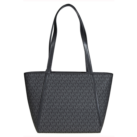 Michael Kors Whitney Small Signature Logo Print Tote- Grey/Multi 30F8SN1T0B-913