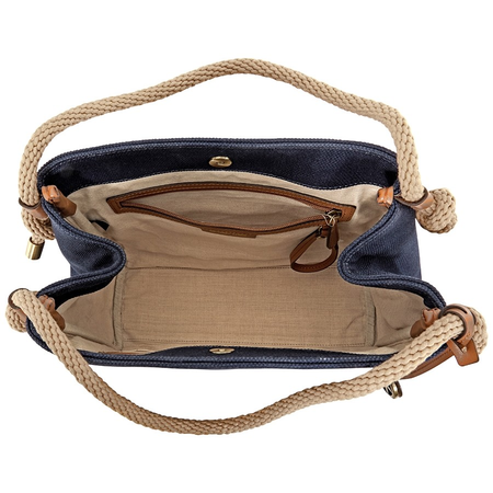 Michael Kors Pre-Owned -  Isla Large Canvas Shoulder Bag- Admiral 30H8BZWT3C-414