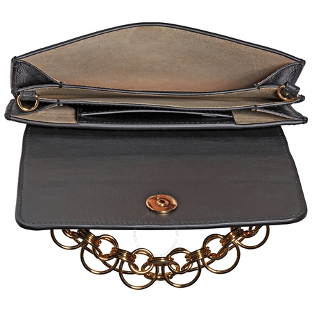 Chloe Drew Bijou Calfskin Clutch- Black CHC18AS115H1Z001