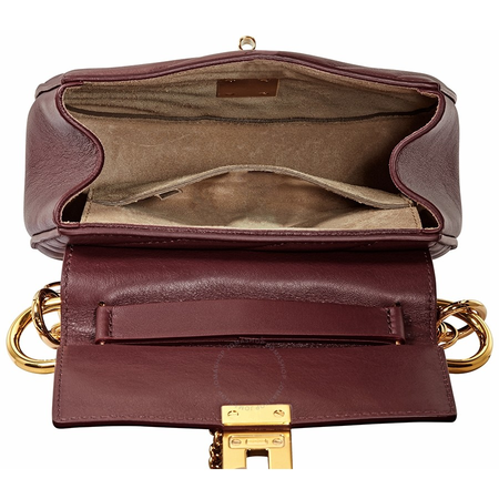 Chloe Drew Bijou Mini Quilted Shoulder Bag- Burnt Brown C18US107A04-25B