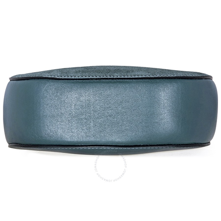 Chloe Drew Python Print Shoulder Bag- Silver Blue 3S1031H8V BI2