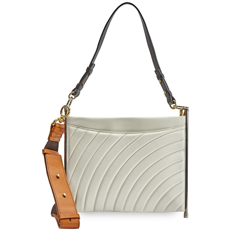 Chloe Ladies Clutch bag Roy White Roy Medium Clutch Quilted S101A04 119
