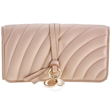 Chloe Ladies Continental Wallet Alphabet Beige Continental Wallet P942A04 278