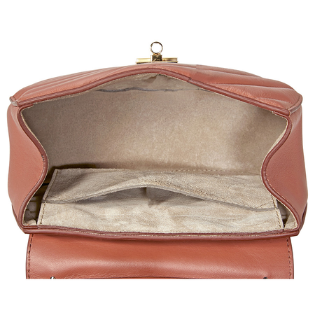 Chloe Mini Drew Bijou Quilted Leather Bag- Chestnut Brown CHC18US107A04 26K