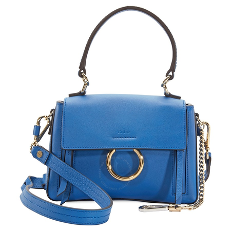 Chloe Mini Faye Day Shoulder Bag- Smoky Blue C18AS140HGJ44X
