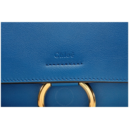 Chloe Mini Faye Day Shoulder Bag- Smoky Blue C18AS140HGJ44X