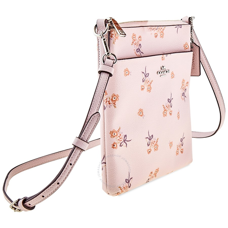 Coach Ladies Ice Pink Floral Bow Crossbody Messenger Bag 29878 SVNIX