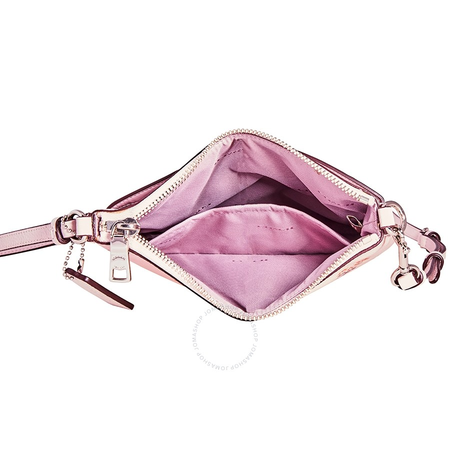 Coach Ladies Ice Pink Floral Bow Crossbody Messenger Bag 29878 SVNIX