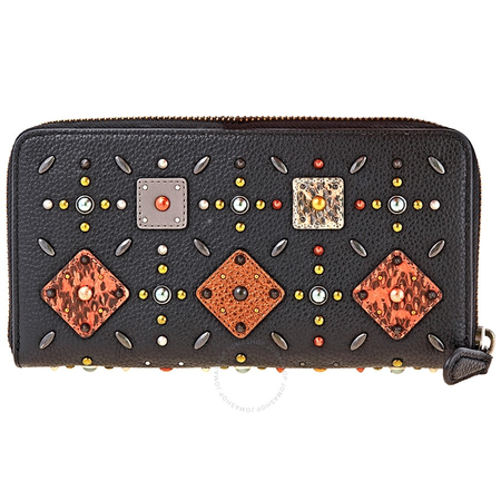 Coach Ladies Leather Coach 1941 Black Ott Prairie Riv Acc 24289 BPBLK
