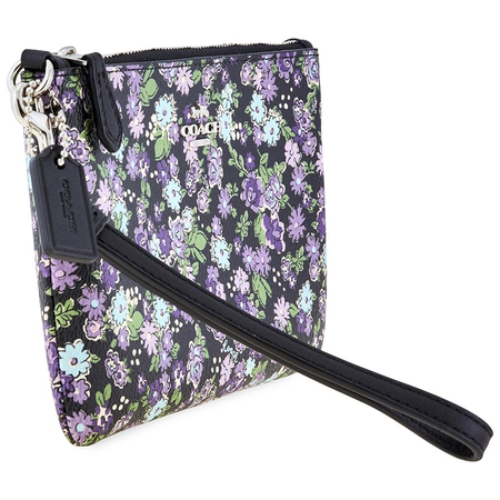 Coach Ladies Posy Print Small Wristlet 66693 SVOLW