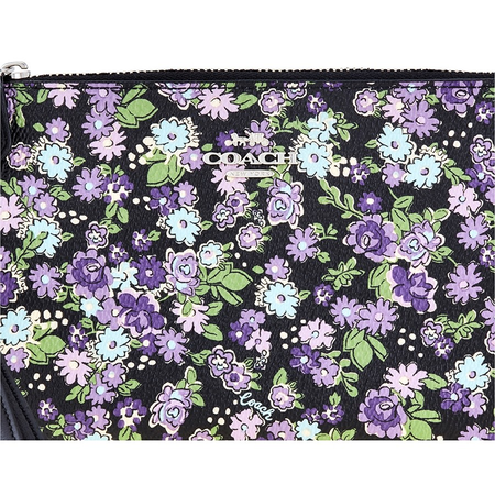 Coach Ladies Posy Print Small Wristlet 66693 SVOLW