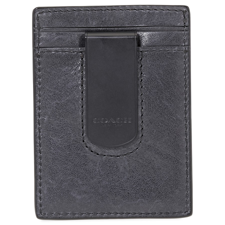 Coach Men's Card Case Leather Midnight Co Scf 3-In-1 Crd Cse 54466 MID