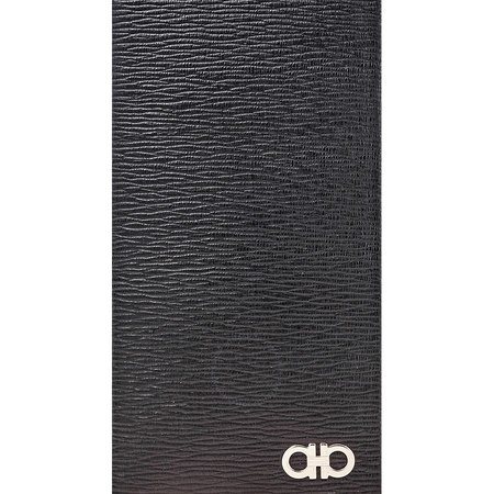 Ferragamo Feragamo Revival Gancini Breast Pocket Wallet Black/Navy 66A071 686035 66A071 686035