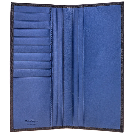 Ferragamo Feragamo Revival Gancini Breast Pocket Wallet Black/Navy 66A071 686035 66A071 686035
