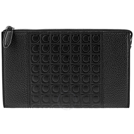 Ferragamo Firenze Gamm Documnet Holder Black 240865 685399 240865 685399