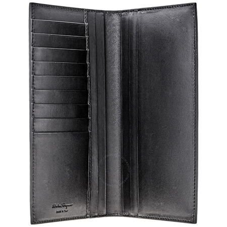 Ferragamo Mini Gancini Jacket Wallet Black 66A512 714570 66A512 714570