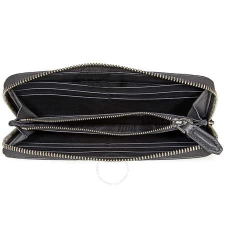 Ferragamo Revival Accordion Leather Wallet - Grey 660911678967