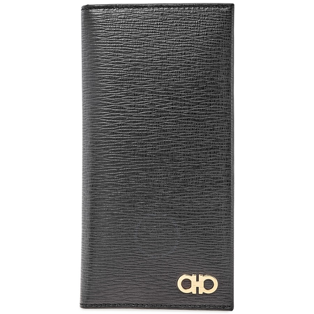 Ferragamo Revival Gancini Breast Pocket Wallet Black 66A071 686028 66A071 686028