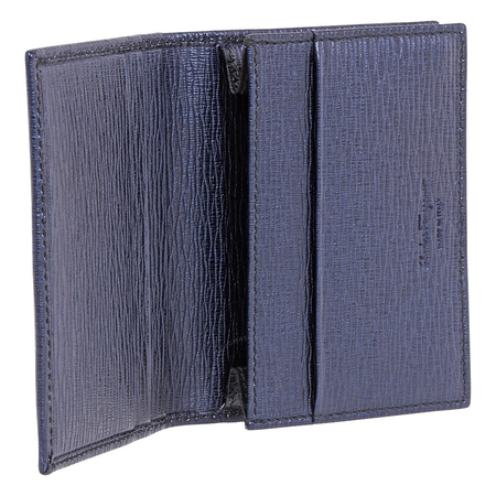 Ferragamo Revival Gancini Card Case Navy 66A062 704881 66A062 704881