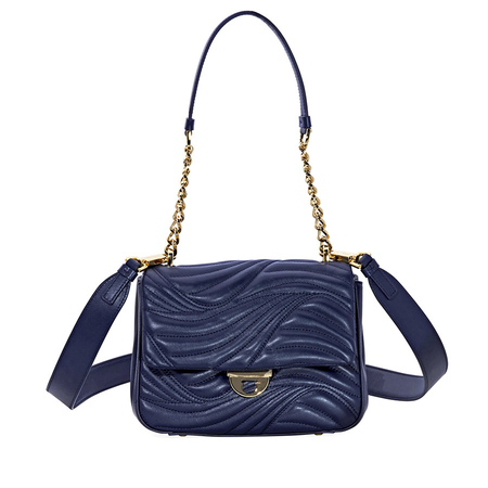 Ferragamo Lexi Small Quilted Leather Shoulder Bag- Mirto 21G9000 684295