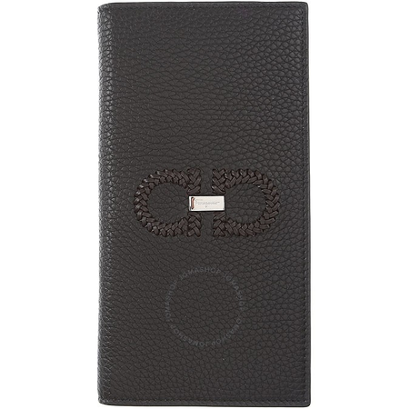 Ferragamo Salvatore Ferragamo Men's Gancini Long Wallet 66A357 704371