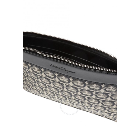 Ferragamo Salvatore Ferragamo Men's The Gancini Zip Pouch 24A139 705451