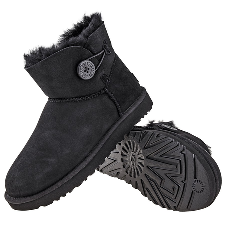UGG Ladies Ugg W Minibailey Butn Ii 1016422 BLK