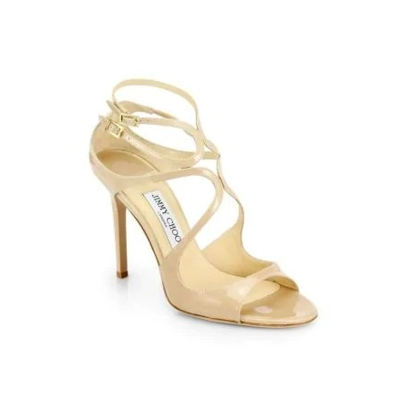 Jimmy Choo Ladies Sandal Black, Beige Bailey 65 Pump Logo Tape Size 36 184 BAILEY 65 GPQ BLACK/NUDE/BLACK