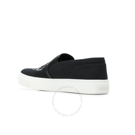 Kenzo Ladies Laceless Tiger Logo Sneaker F862SN100F94 99