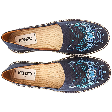 Kenzo Men's Blue Classic Tigre Capsule Holiday Espadrilles F865ES180F94 76