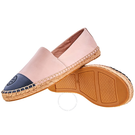 Tory Burch Ladies Espadrille Pink Blue Colorblock Espadrilles 18783-964