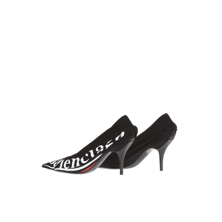 Balenciaga Ladies Knife Black Knif Pointyheel 495777 W0600