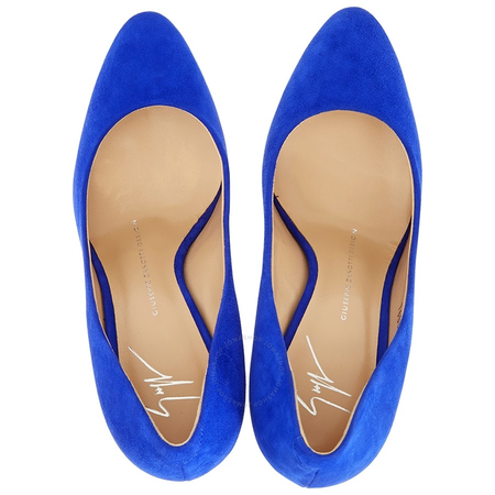 Giuseppe Zanotti Ladies High Pump Blue Bimba 90 Heels E76062/040