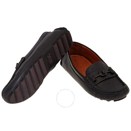 Coach Drivers Black Crosby Closed Toe Loafers G1204 BLK