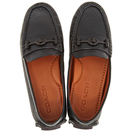 Coach Drivers Black Crosby Closed Toe Loafers G1204 BLK