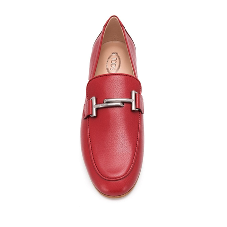 Tod's Tod's Ladies Tod Cuoio White Mocassin XXW79A0Z370TRPR609