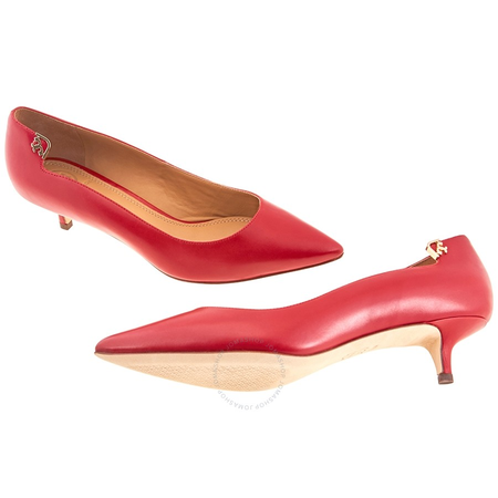 Tory Burch Ladies Middle Pump Dark Red Elizabeth 40mm Heels 51492-601