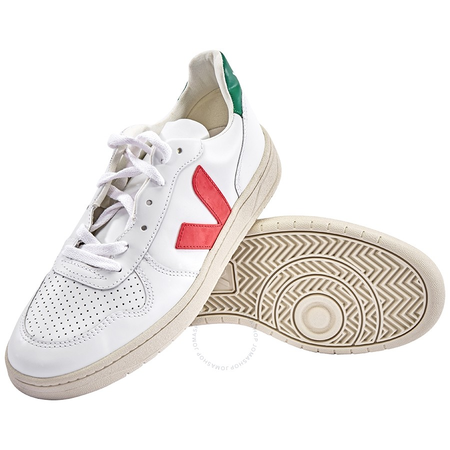 Veja Men's V-10 Italy VX021788 XTRAWHT_PEKIN_EMERAUDE