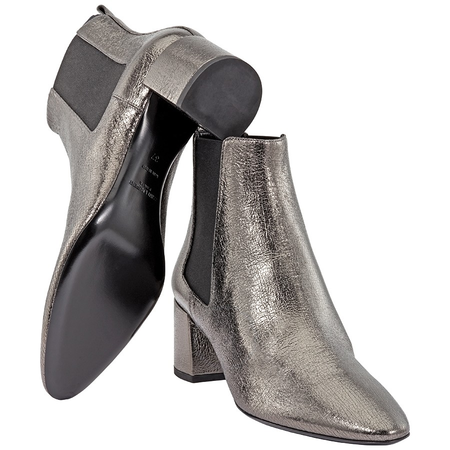 Saint Laurent Loulou Metallic Ankle Boots 5003150AC00134