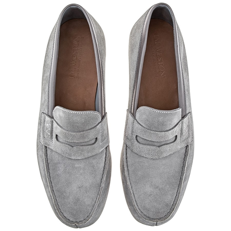 J.M. Weston Men's Loafer Gray Penny Loafer Soft Ltr Sol 1145EDU28190