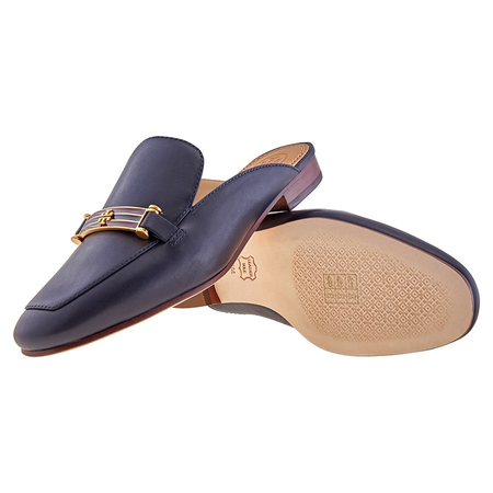 Tory Burch Ladies Loafer Loafer Navy Amelia Backless Loafer 48282-430